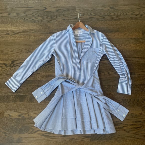 10 Crosby Derek Lam Dresses & Skirts - DEREK LAM 10 CROSBY Striped Shirt Dress